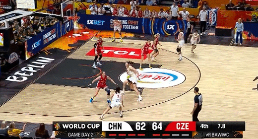 中国女篮加时逆转捷克,韩旭表现出色